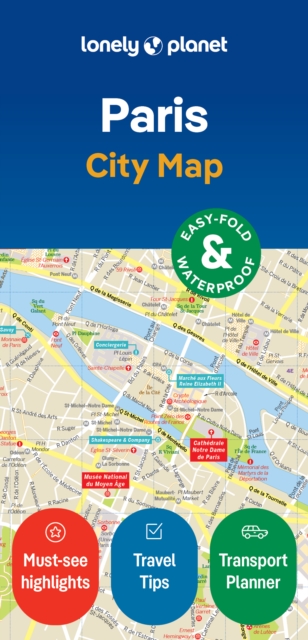 Lonely Planet Paris City Map, Sheet map, folded Book