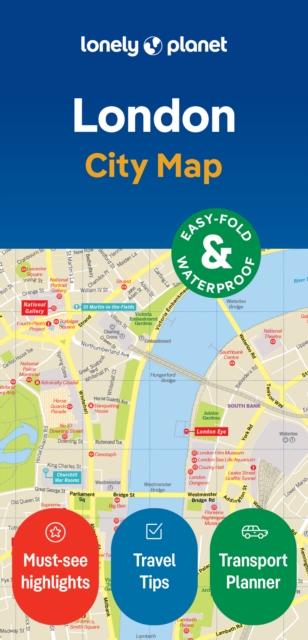 Lonely Planet London City Map, Sheet map, folded Book