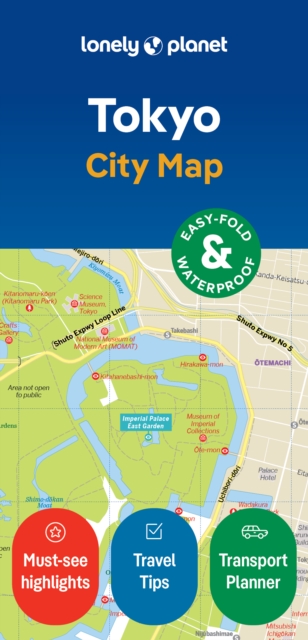 Lonely Planet Tokyo City Map, Sheet map, folded Book