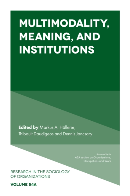 Multimodality, Meaning, and Institutions, EPUB eBook