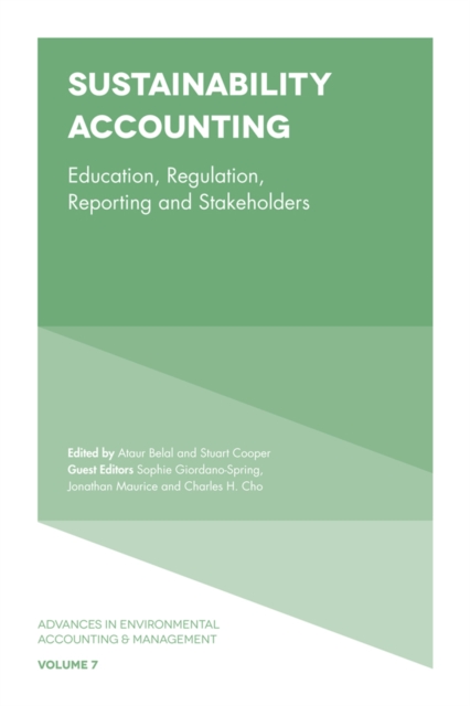 Sustainability Accounting : Education, Regulation, Reporting and Stakeholders, PDF eBook