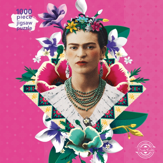 Adult Jigsaw Puzzle Frida Kahlo Pink : 1000-piece Jigsaw Puzzles, Jigsaw Book