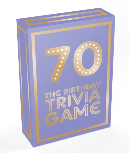 70 : The Birthday Trivia Game, Cards Book