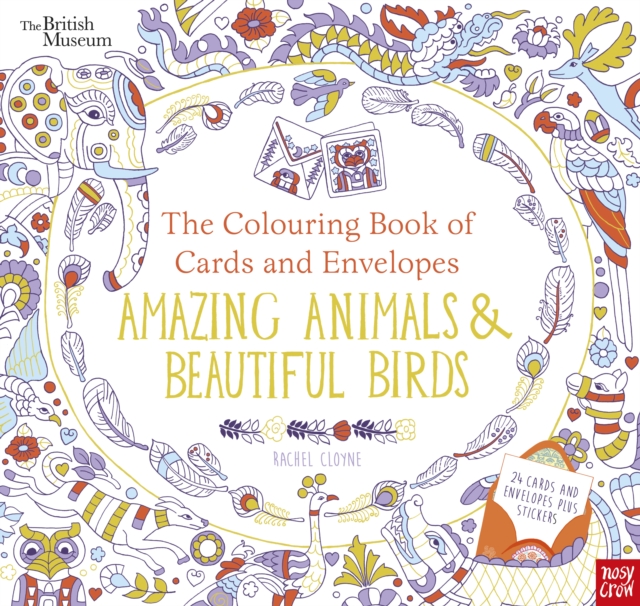 British Museum: The Colouring Book of Cards and Envelopes: Amazing Animals and Beautiful Birds, Paperback / softback Book