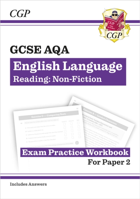 GCSE English Language AQA Reading Non-Fiction Exam Practice Workbook (Paper 2) - inc. Answers, Paperback / softback Book