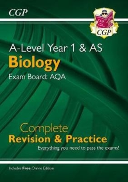 A-Level Biology: AQA Year 1 & AS Complete Revision & Practice with Online Edition, Multiple-component retail product, part(s) enclose Book