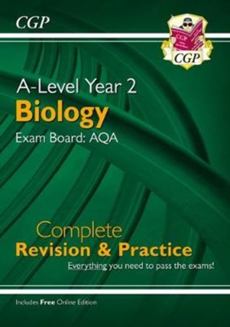 A-Level Biology: AQA Year 2 Complete Revision & Practice with Online Edition, Multiple-component retail product, part(s) enclose Book