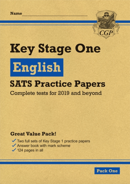 KS1 English SATS Practice Papers: Pack 1 (for end of year assessments), Paperback / softback Book