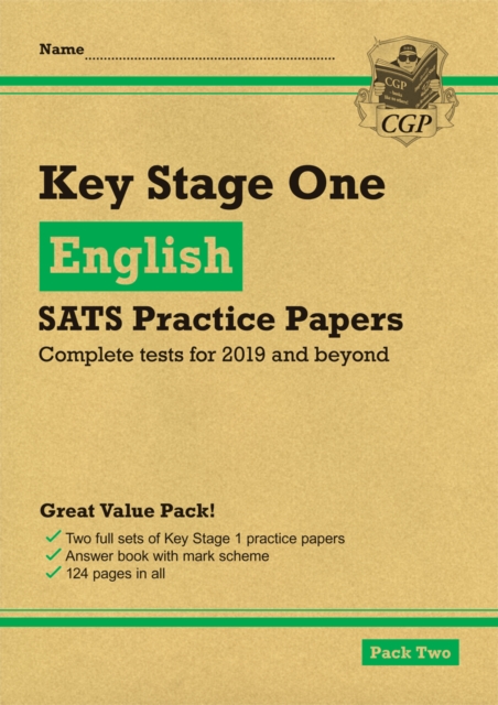 KS1 English SATS Practice Papers: Pack 2 (for end of year assessments), Paperback / softback Book