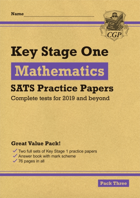 KS1 Maths SATS Practice Papers: Pack 3 (for end of year assessments), Paperback / softback Book