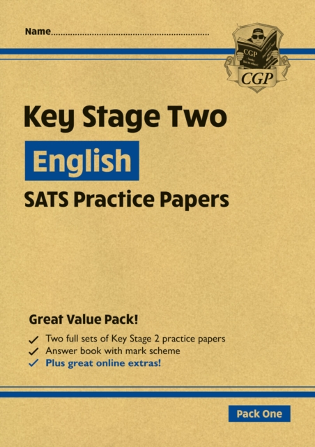 KS2 English SATS Practice Papers: Pack 1 - for the 2024 tests (with free Online Extras), Paperback / softback Book