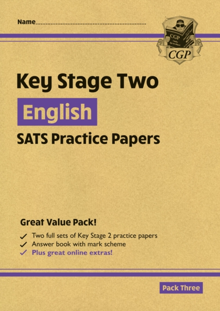 KS2 English SATS Practice Papers: Pack 3 - for the 2024 tests (with free Online Extras), Paperback / softback Book