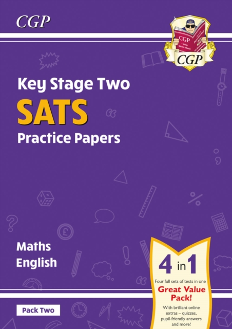 KS2 Maths & English SATS Practice Papers: Pack 2 - for the 2024 tests (with free Online Extras), Paperback / softback Book