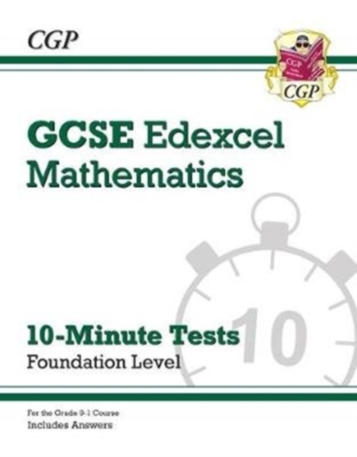 GCSE Maths Edexcel 10-Minute Tests - Foundation (includes Answers), Paperback / softback Book