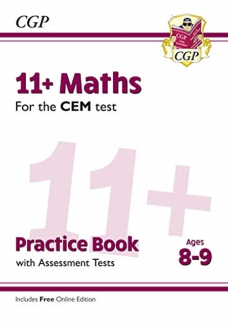 11+ CEM Maths Practice Book & Assessment Tests - Ages 8-9 (with Online Edition), Mixed media product Book
