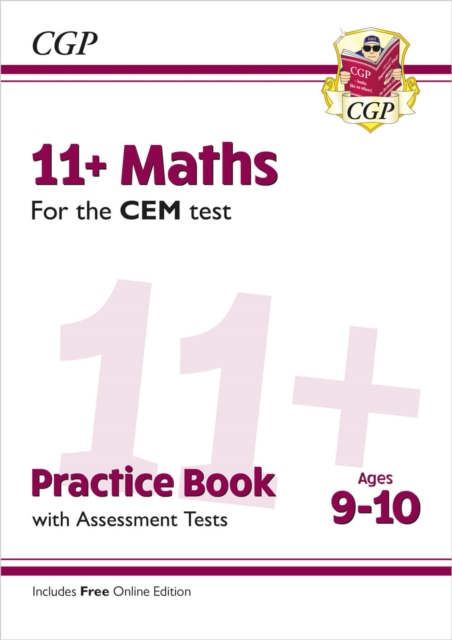 11+ CEM Maths Practice Book & Assessment Tests - Ages 9-10 (with Online Edition), Multiple-component retail product, part(s) enclose Book