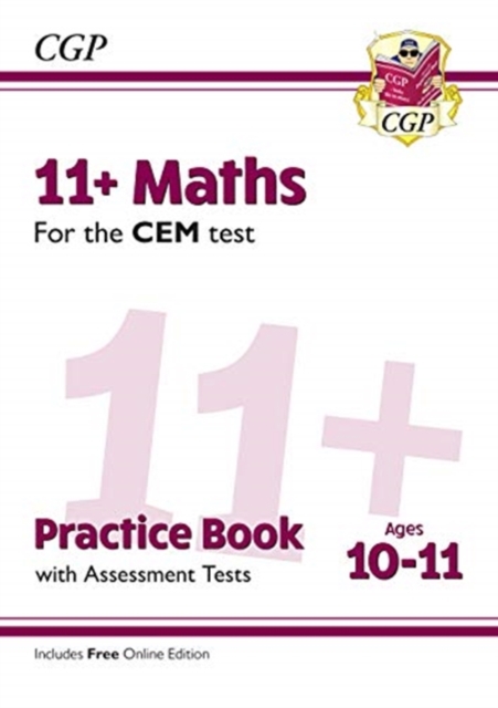11+ CEM Maths Practice Book & Assessment Tests - Ages 10-11 (with Online Edition), Multiple-component retail product, part(s) enclose Book
