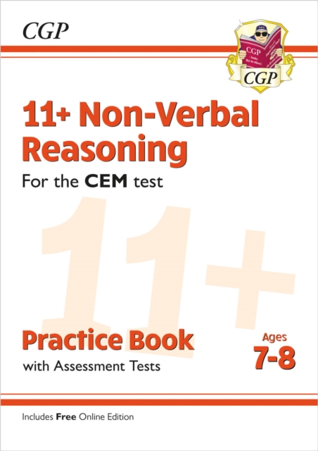 11+ CEM Non-Verbal Reasoning Practice Book & Assessment Tests - Ages 7-8 (with Online Edition), Mixed media product Book