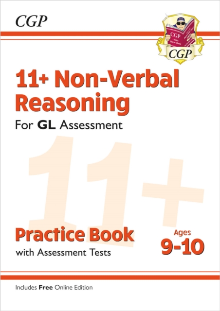 11+ GL Non-Verbal Reasoning Practice Book & Assessment Tests - Ages 9-10 (with Online Edition), Multiple-component retail product, part(s) enclose Book