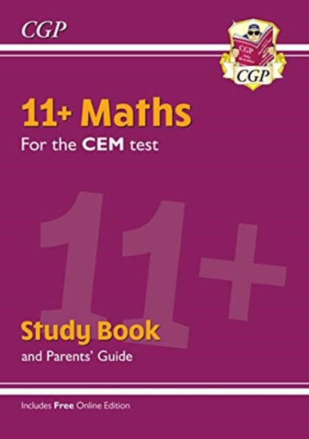11+ CEM Maths Study Book (with Parents' Guide & Online Edition), Mixed media product Book