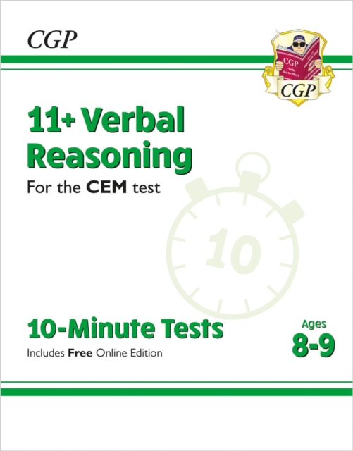11+ CEM 10-Minute Tests: Verbal Reasoning - Ages 8-9 (with Online Edition), Mixed media product Book