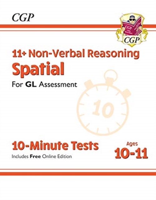 11+ GL 10-Minute Tests: Non-Verbal Reasoning Spatial - Ages 10-11 Book 1 (with Online Edition), Multiple-component retail product, part(s) enclose Book