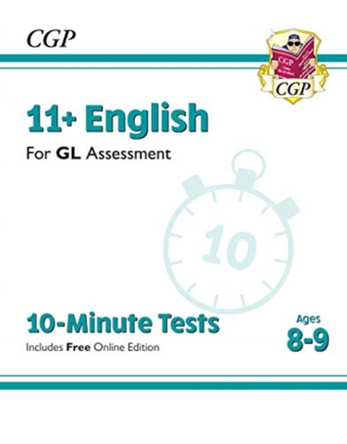 11+ GL 10-Minute Tests: English - Ages 8-9 (with Online Edition), Mixed media product Book