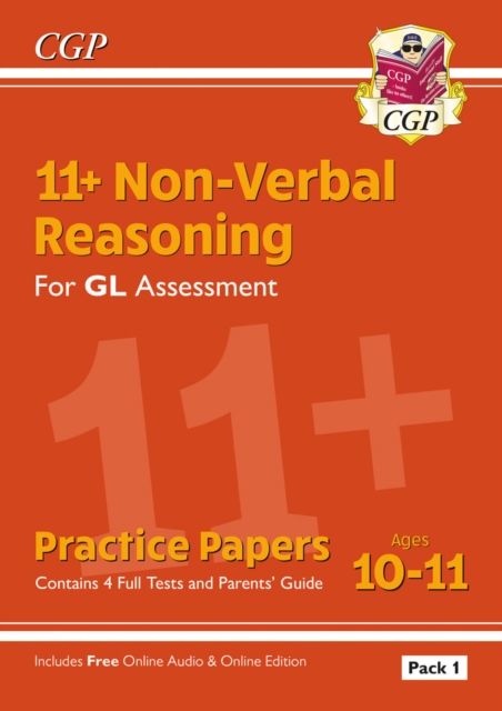 11+ GL Non-Verbal Reasoning Practice Papers: Ages 10-11 Pack 1 (inc Parents' Guide & Online Ed): for the 2024 exams, Paperback / softback Book