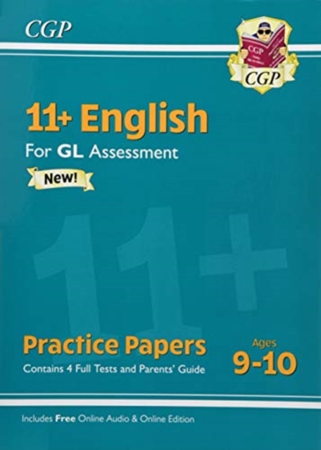 11+ GL English Practice Papers - Ages 9-10 (with Parents' Guide & Online Edition), Mixed media product Book