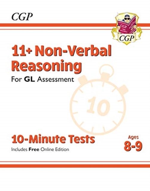 11+ GL 10-Minute Tests: Non-Verbal Reasoning - Ages 8-9 (with Online Edition), Mixed media product Book