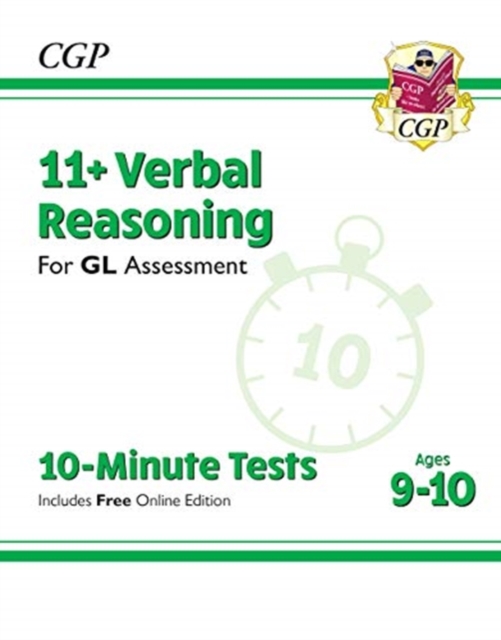 11+ GL 10-Minute Tests: Verbal Reasoning - Ages 9-10 (with Online Edition), Multiple-component retail product, part(s) enclose Book