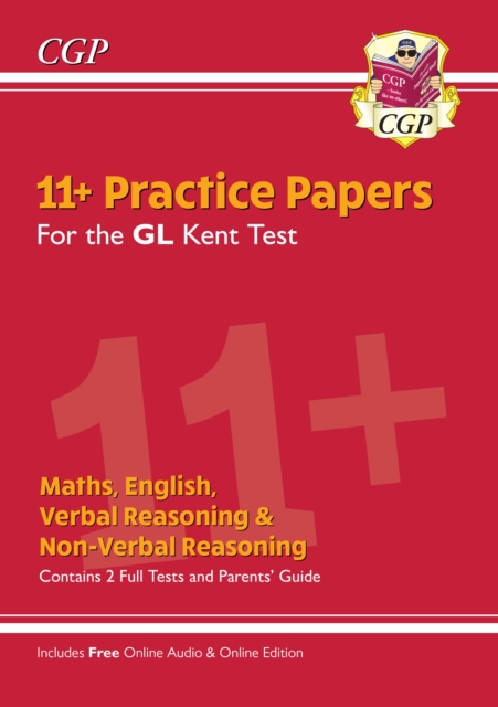 Kent Test 11+ GL Practice Papers (with Parents' Guide & Online Edition), Multiple-component retail product, part(s) enclose Book