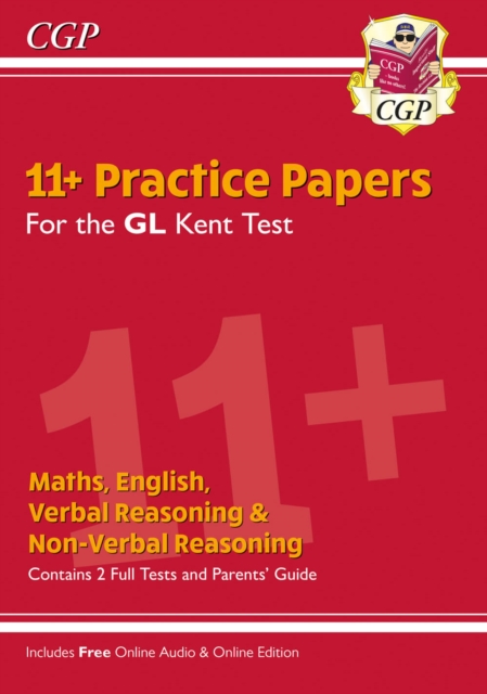 Kent Test 11+ GL Practice Papers (with Parents' Guide & Online Edition), Multiple-component retail product, part(s) enclose Book