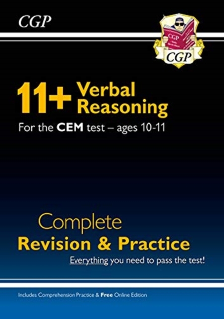 11+ CEM Verbal Reasoning Complete Revision and Practice - Ages 10-11 (with Online Edition), Multiple-component retail product, part(s) enclose Book