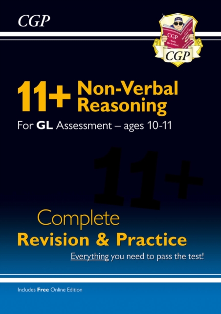 11+ GL Non-Verbal Reasoning Complete Revision and Practice - Ages 10-11 (with Online Edition), Multiple-component retail product, part(s) enclose Book