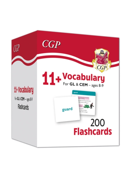 11+ Vocabulary Flashcards for Ages 9-10 - Pack 1, Hardback Book