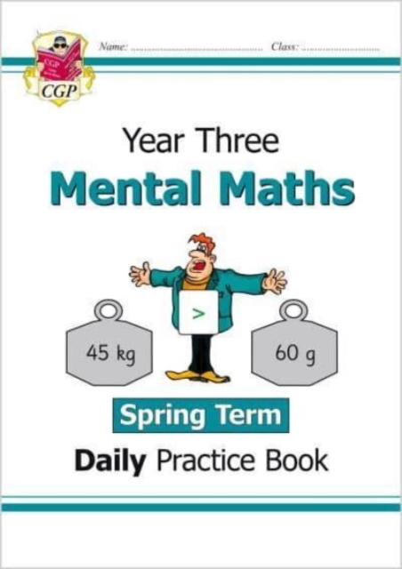 New KS2 Mental Maths Daily Practice Book: Year 3 - Spring Term, Paperback / softback Book