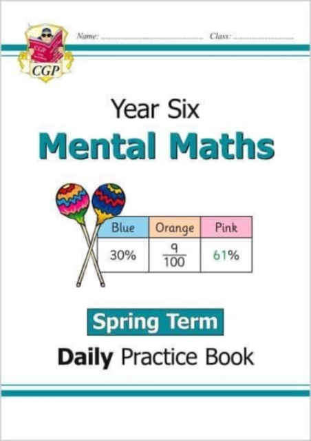 New KS2 Mental Maths Daily Practice Book: Year 6 - Spring Term, Paperback / softback Book