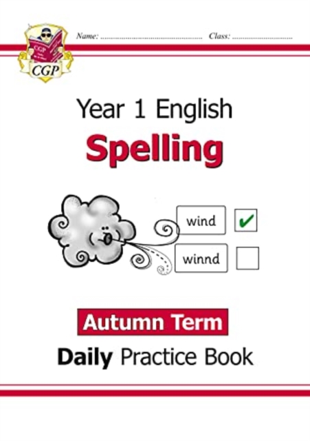 KS1 Spelling Year 1 Daily Practice Book: Autumn Term, Paperback / softback Book