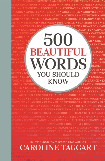 500 Beautiful Words You Should Know, Hardback Book