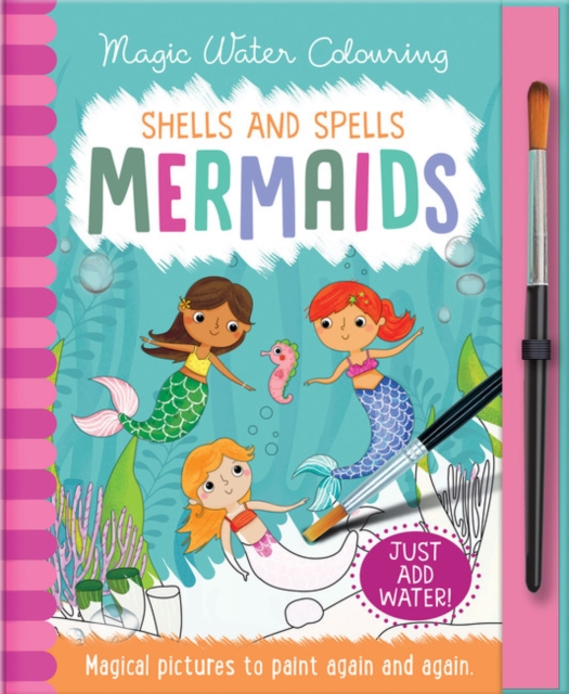 Shells and Spells - Mermaids, Mess Free Activity Book, Hardback Book