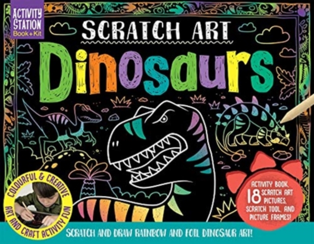 Scratch Art Dinosaurs, Boxed pack Book
