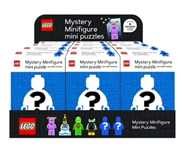 LEGO Mystery Minifigure Puzzles Blue Edition 12 Copy CDU, Multiple-component retail product Book
