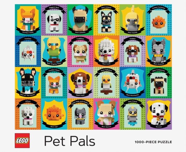 LEGO Pet Pals 1000-Piece Puzzle, Jigsaw Book