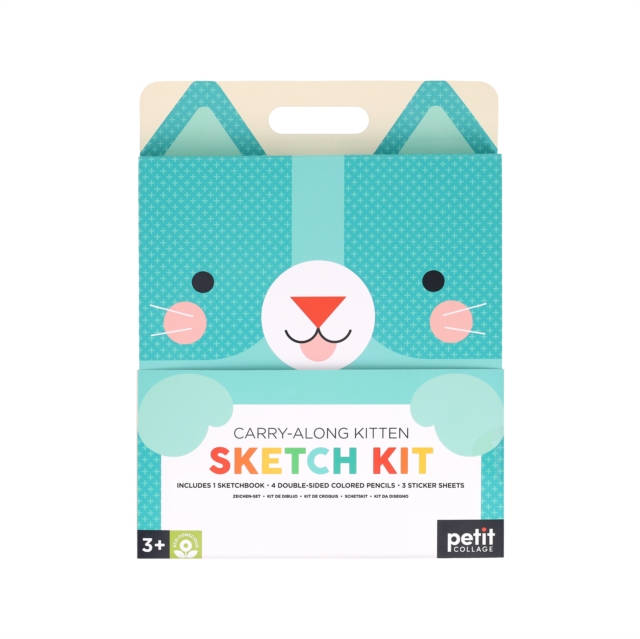 Carry-Along Kitten Sketch Kit, Kit Book