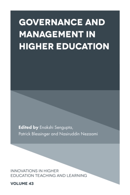 Governance and Management in Higher Education, PDF eBook