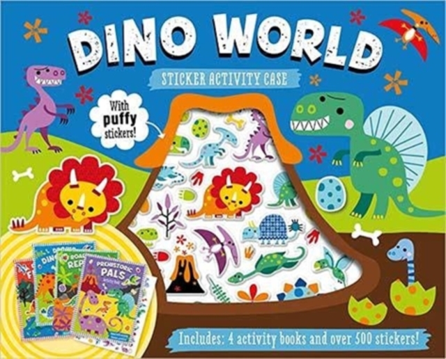 Dino World Sticker Activity Case, Multiple-component retail product, boxed Book