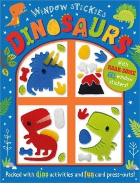 Window Stickies Dinosaurs, Paperback / softback Book