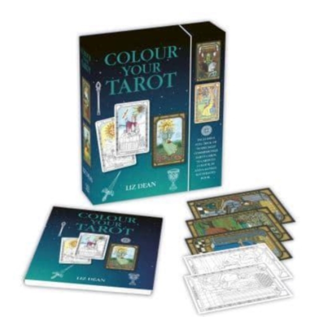 Colour Your Tarot : Includes a Full Deck of Specially Commissioned Tarot Cards, a Deck of Cards to Colour in and a 64-Page Illustrated Book, Mixed media product Book