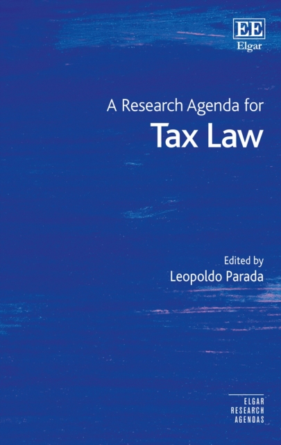 Research Agenda for Tax Law, PDF eBook